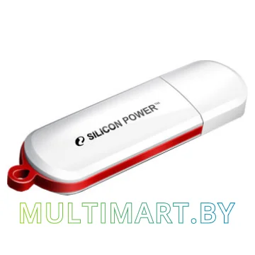 USB Flash Silicon-Power LuxMini 320 8GB White